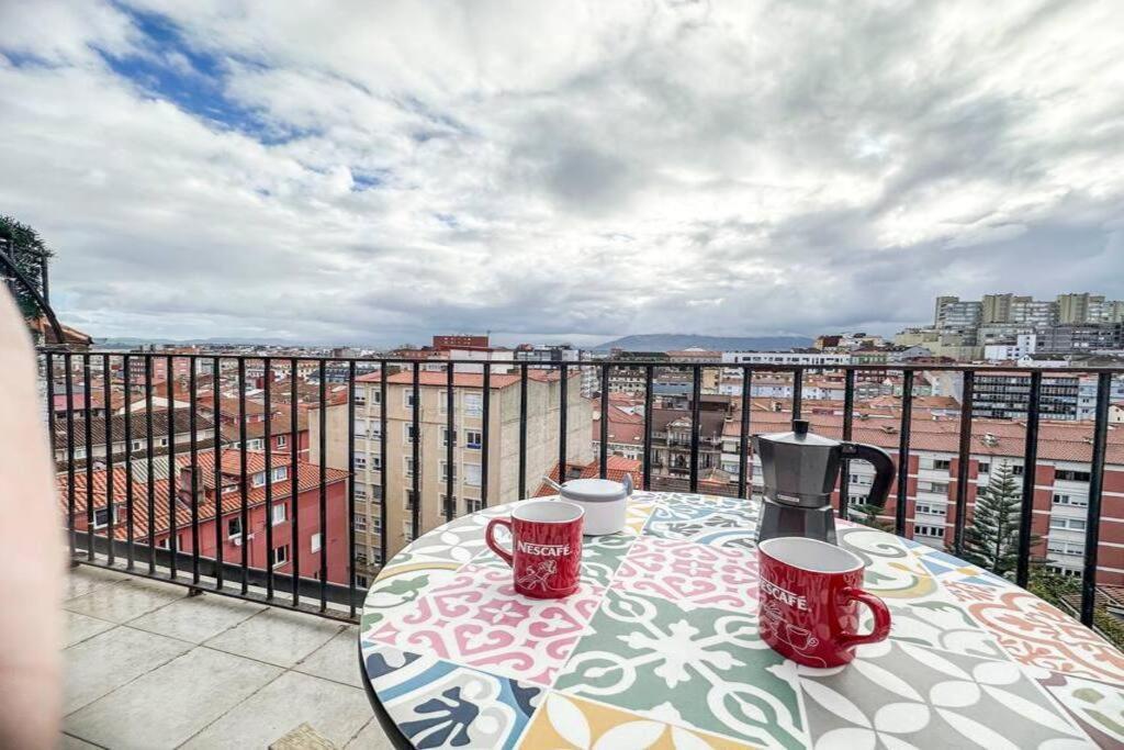 Acogedor Loft Con Vistas A La Ciudad Lejlighed Santander Eksteriør billede
